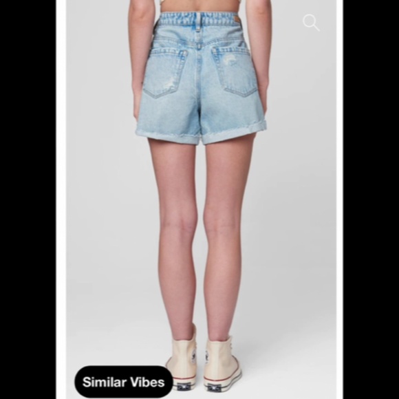 Blank NYC The Perry Mom Shorts Cuffed Hem in Party Everyday Size 29 - NWT - Picture 3 of 16